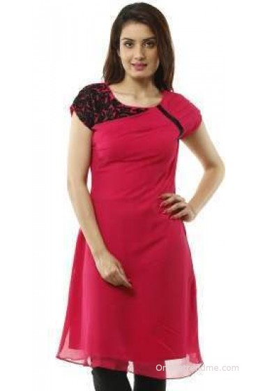 Lynda Party Solid Women's Kurti Lynda Party Solid Women's Kurti